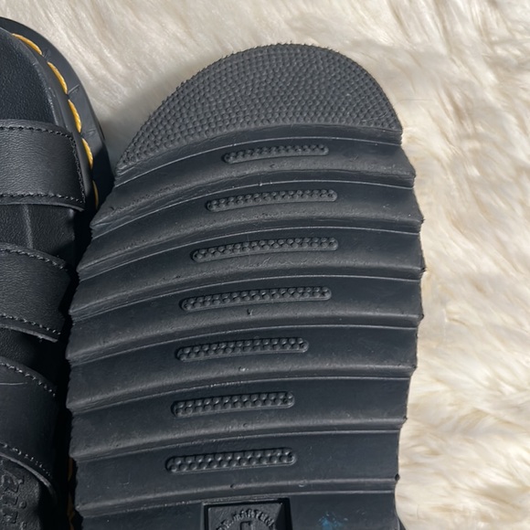 Dr Martens Women's Blaire Hydro Platform Sandals Size 7 Black - Picture 5 of 14